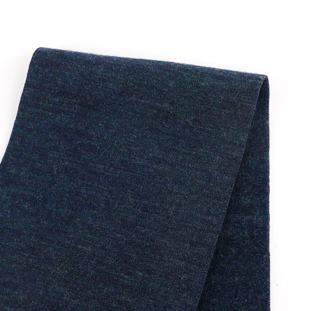 Brushed Merino Sweatshirting - Night Sky