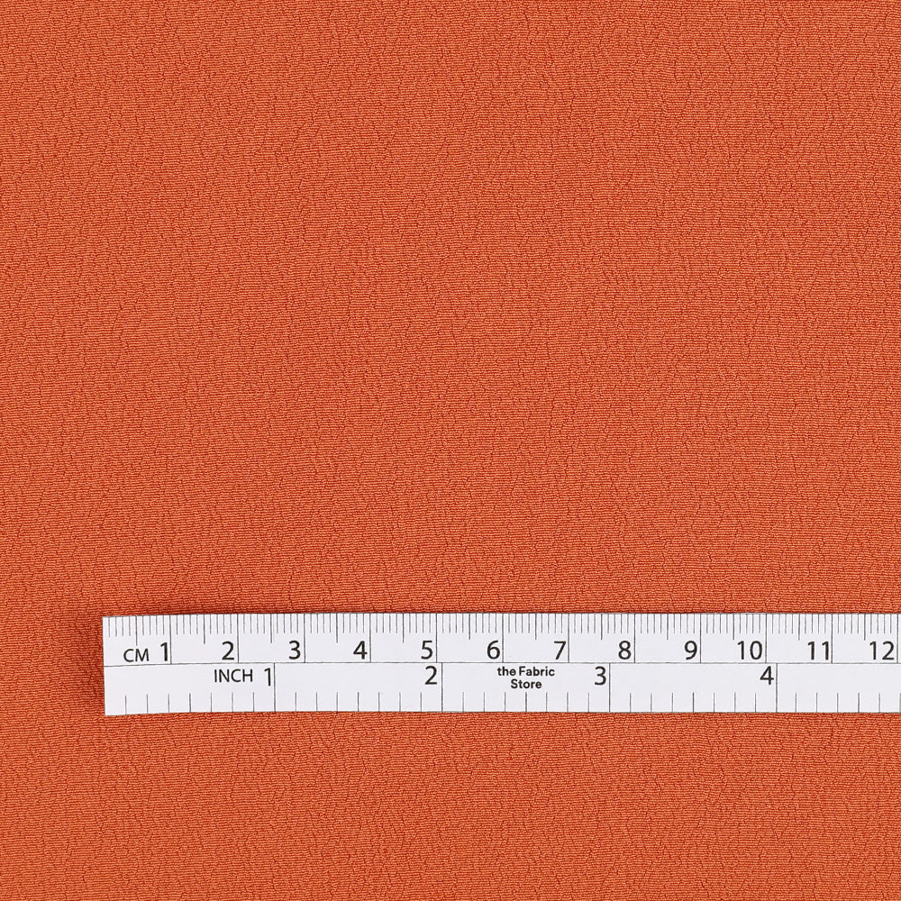 Rayon Crepe - Carrot