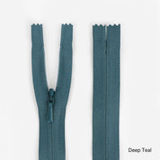 Invisible Zips - 23cm - Deep Teal