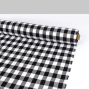 Tencel / Cotton Gingham - Black