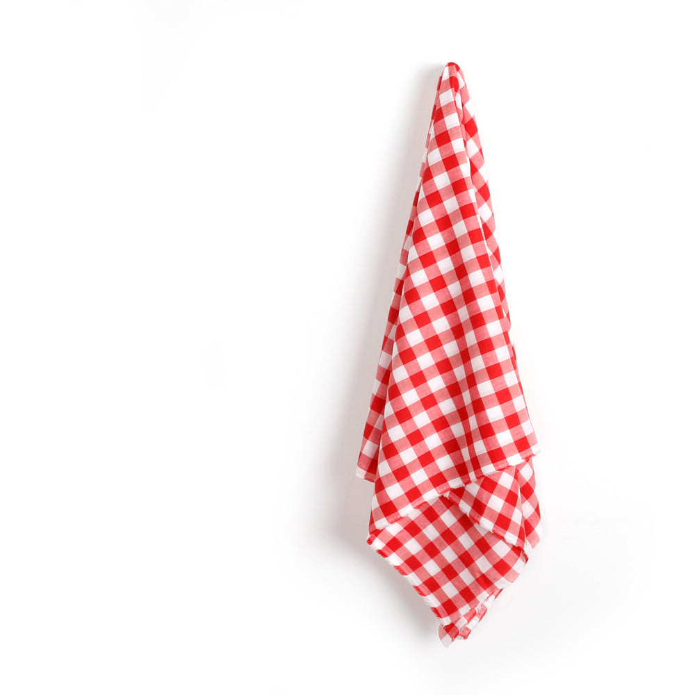  Cotton Gingham - Cherry