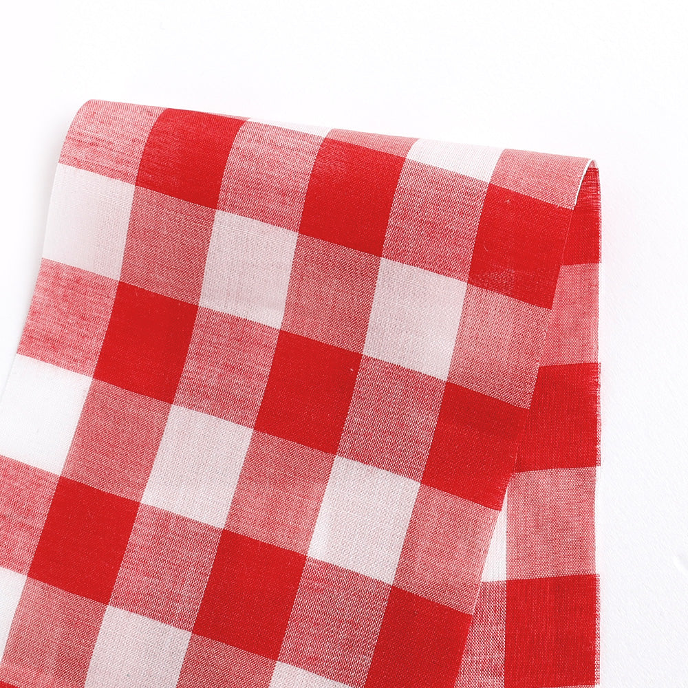  Cotton Gingham - Cherry