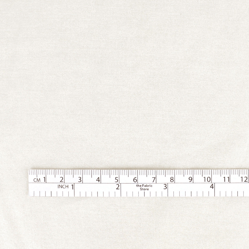 Foiled Cotton - Ivory
