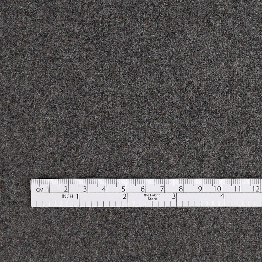 Virgin Wool / Nylon Coating - Cinder Grey