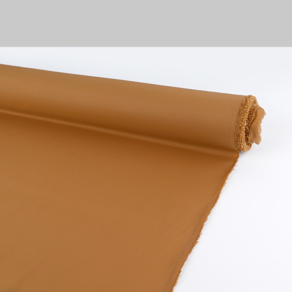 Stretch Poly Crepe De Chine - Brandy Snap