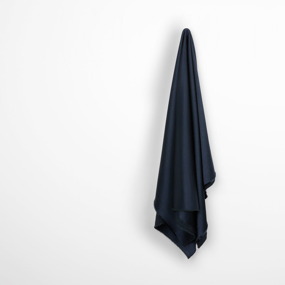 Japanese Sateen Suiting - Navy