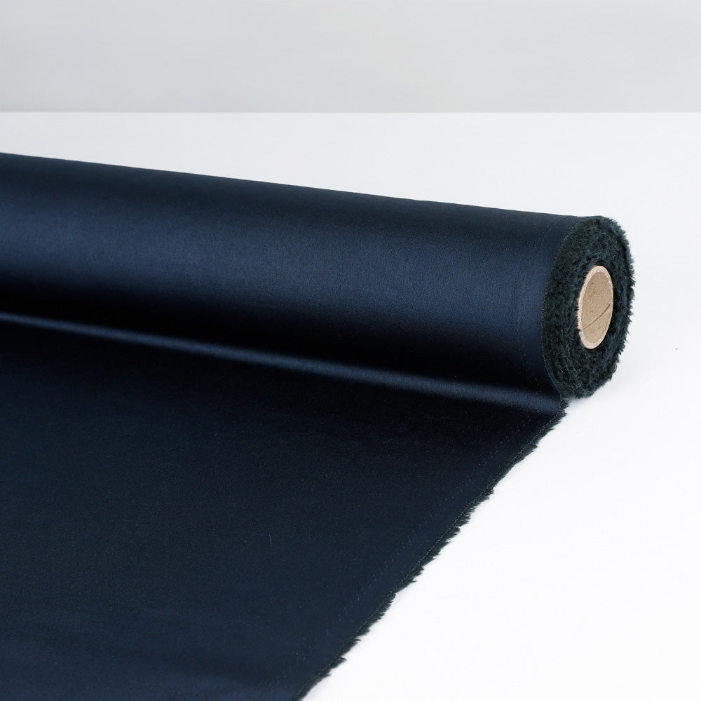Japanese Sateen Suiting - Navy