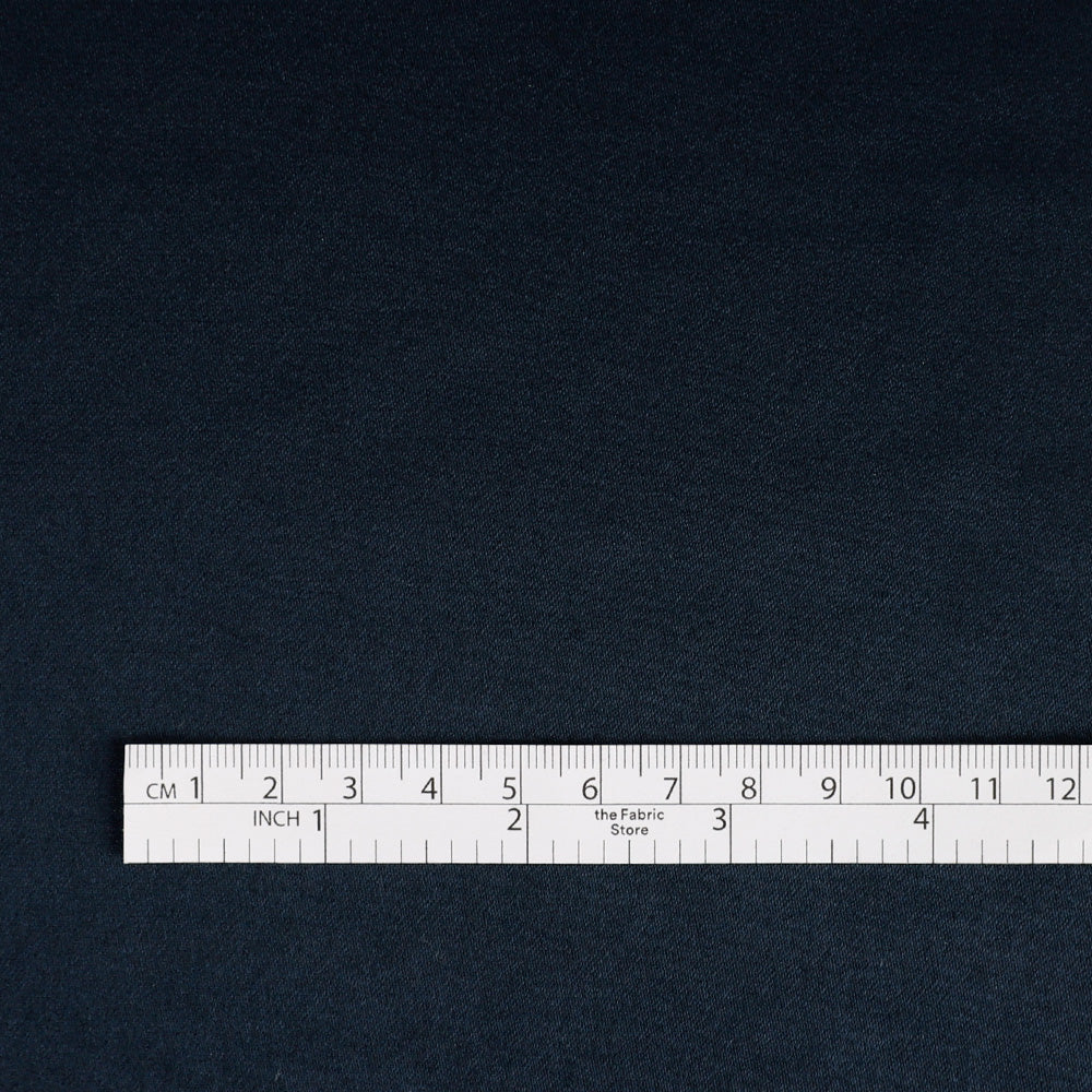 Japanese Sateen Suiting - Navy