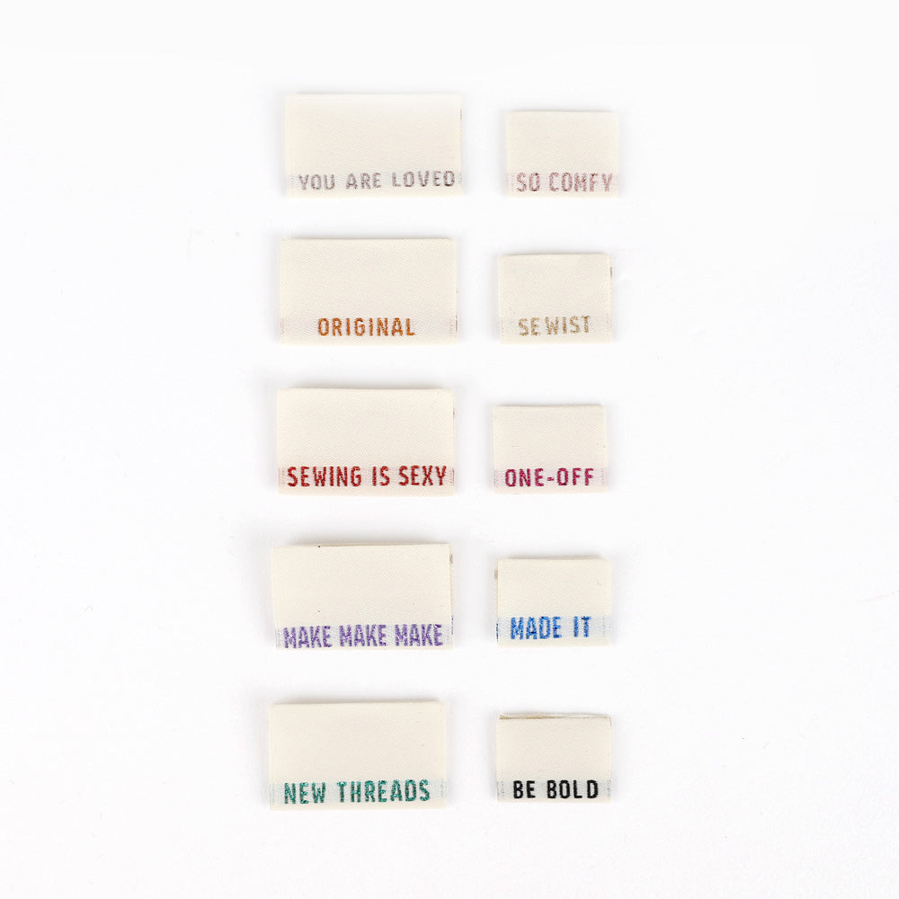 KATM Woven Labels - Metallic Multi Pack