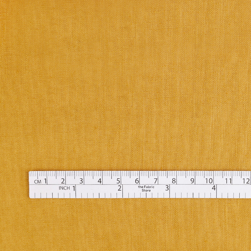 Plain Weave Linen - Mango