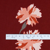 Carnation Viscose Georgette - Maroon