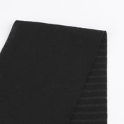 Merino Pointelle Plated Stripe Jersey - Black