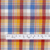 Plaid Cotton Shirting - Primary