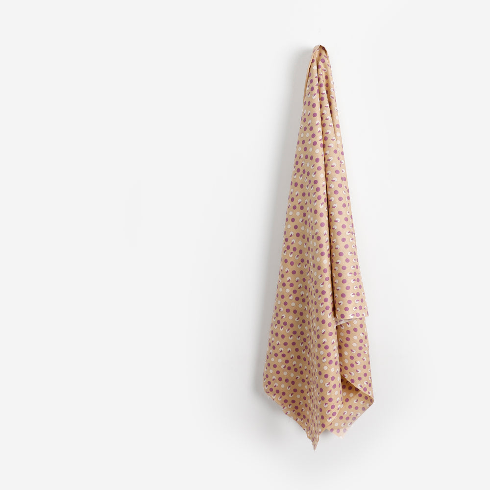 Segment Spot Cotton Shirting - Biscuit