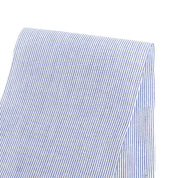 Micro Stripe Cotton / Poly - Royal Blue