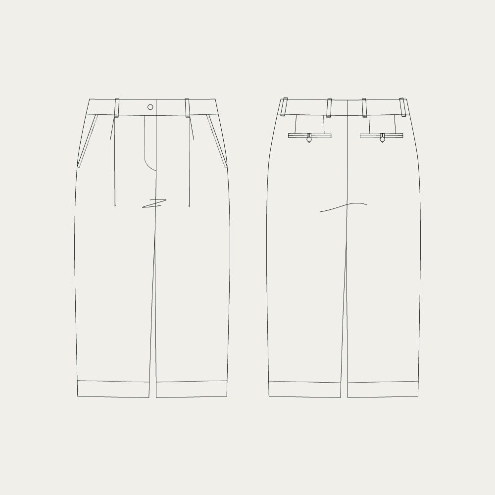 Make by TFS - Cass Pant / Paper