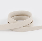 Organic Linen Bias Binding - Bone