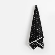 Polka Dot Cotton Sateen - Black
