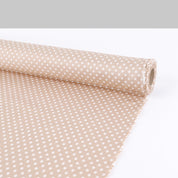 Polka Dot Poly Twill Lining - Praline