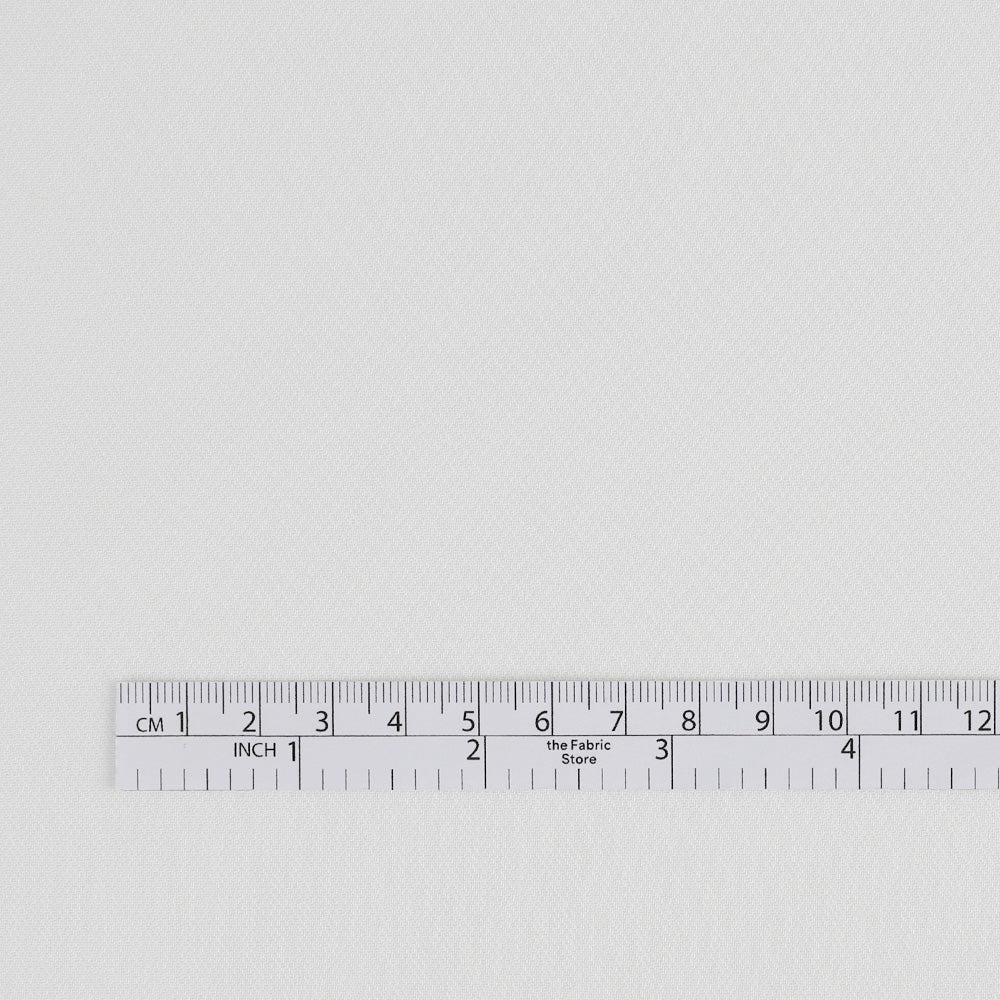 Poly Twill Georgette - Ivory