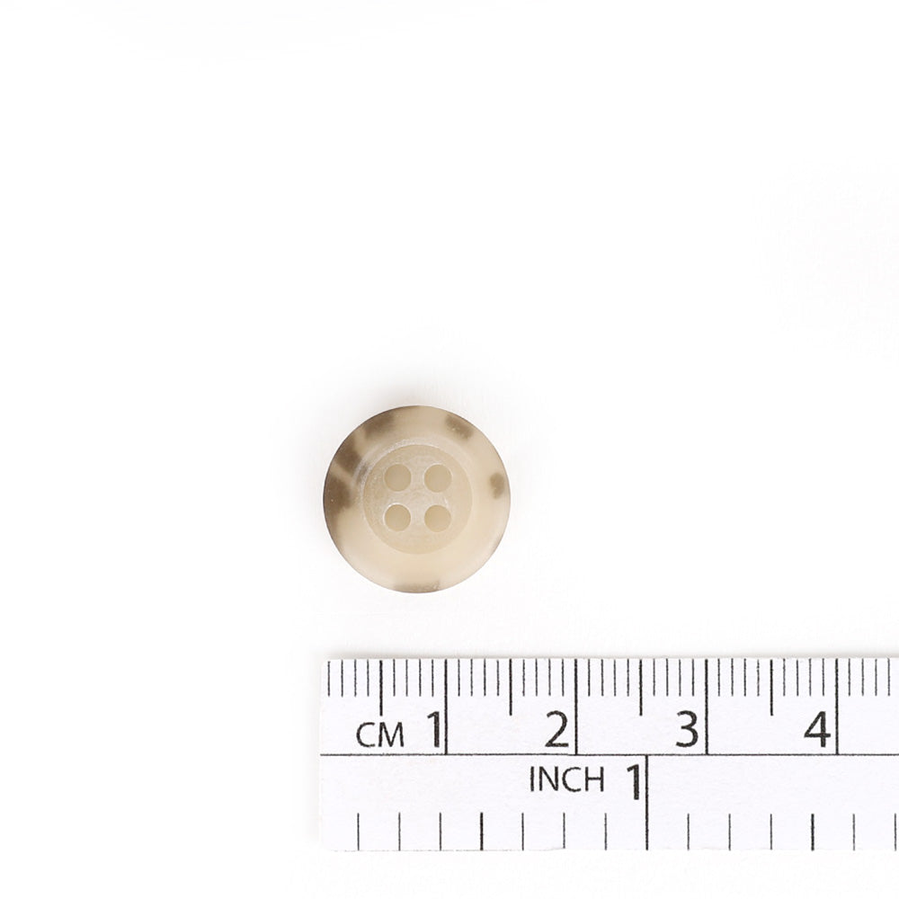 Recycled Paper Button 15mm - Light