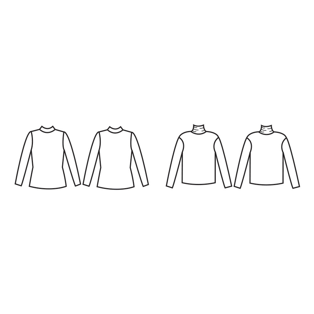 Papercut Patterns - Rise & Fall Turtlenecks