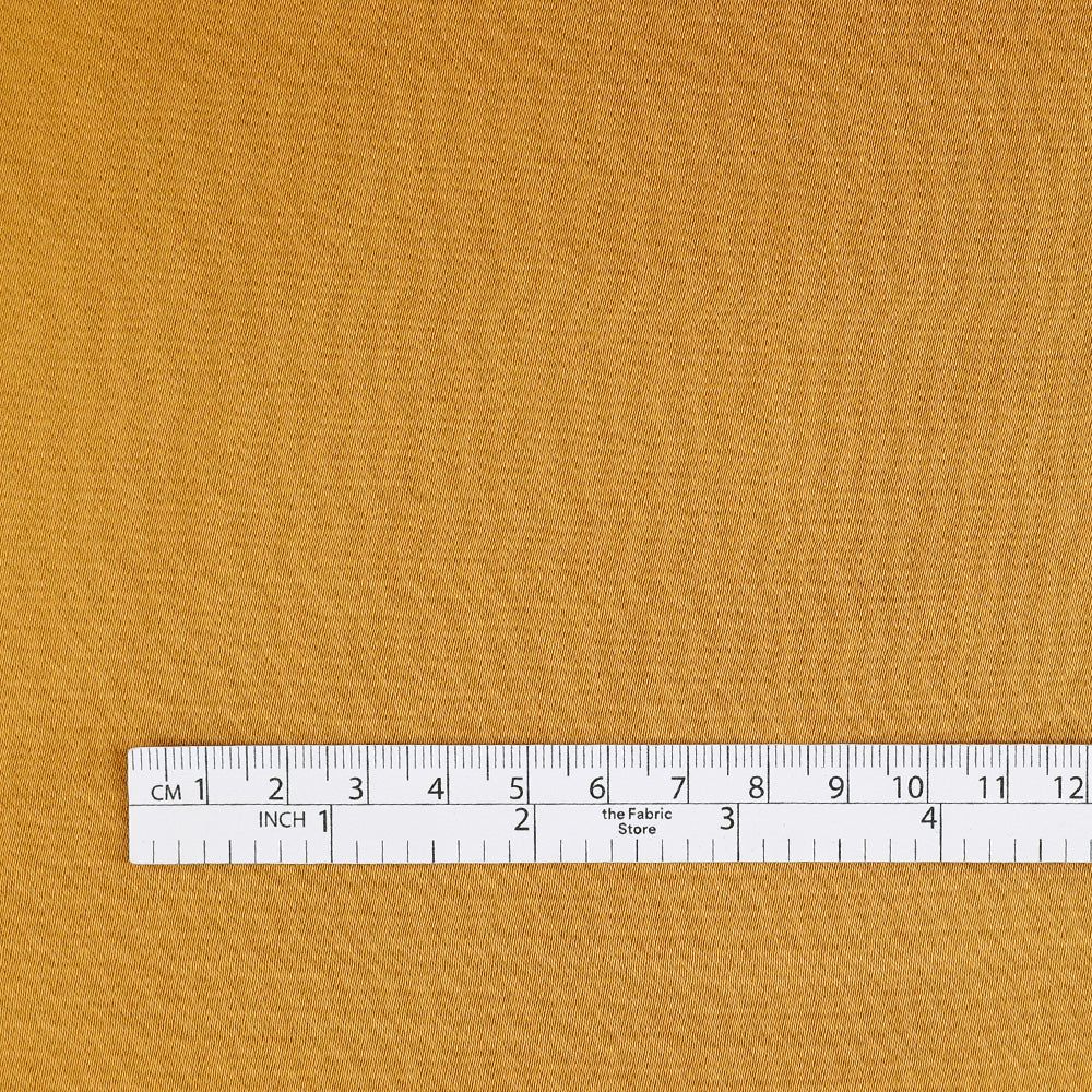 Viscose Twill Satin - Harvest Gold