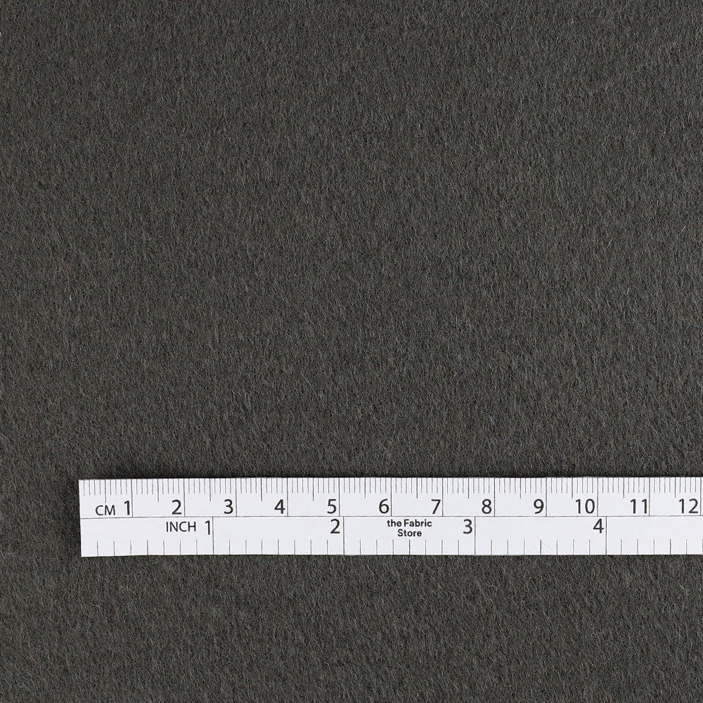 Wool Blend Melton - Seal