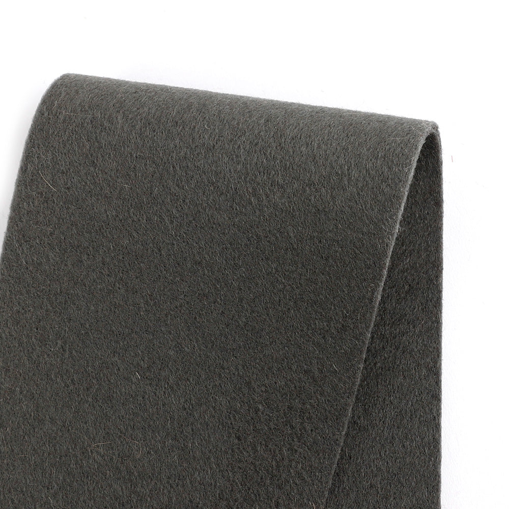 Wool Blend Melton - Seal
