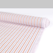 Twill Stripe Cotton - Spinel / Ochre