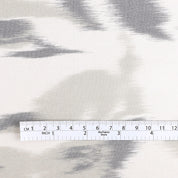 Hazy Floral Silk Organza - Grey