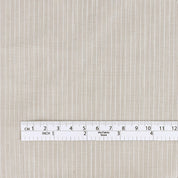 Micro Ladder Stripe Shirting - Fawn