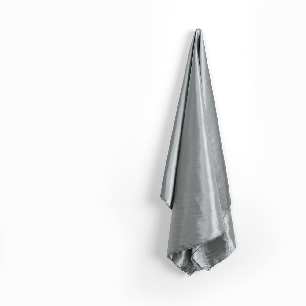 Poly Satin Lining - Silver