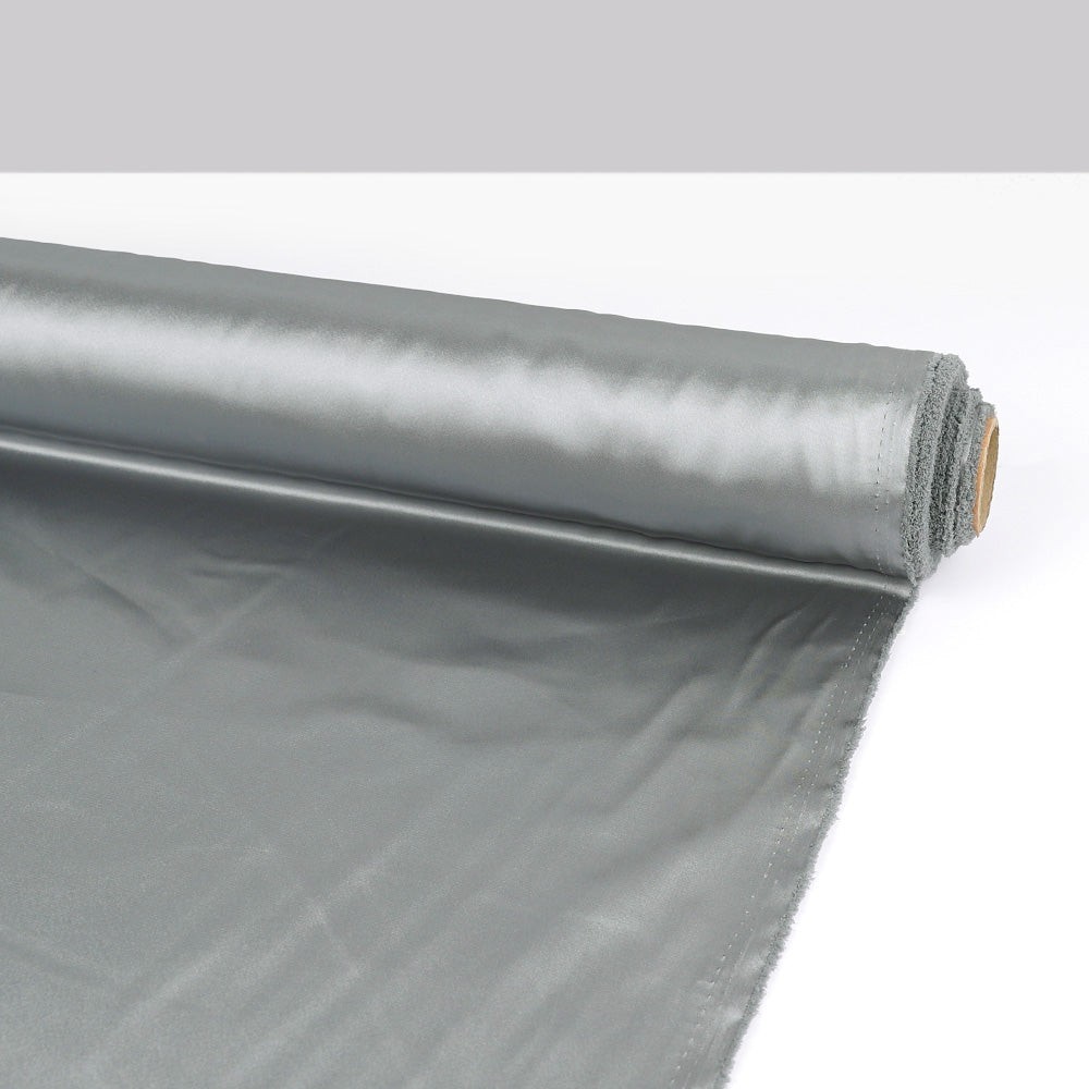 Poly Satin Lining - Silver