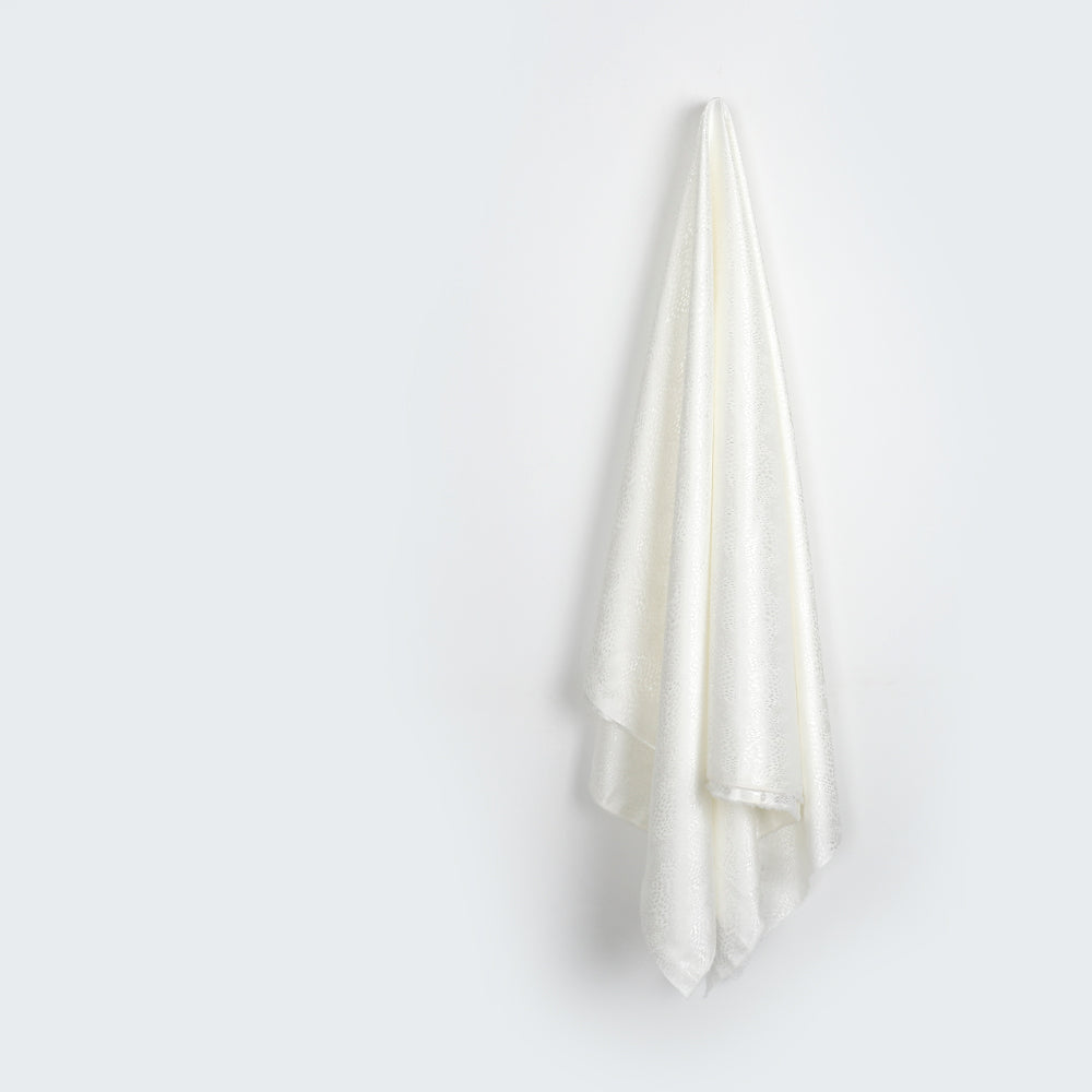 Satin Snakeskin Jacquard - Ivory