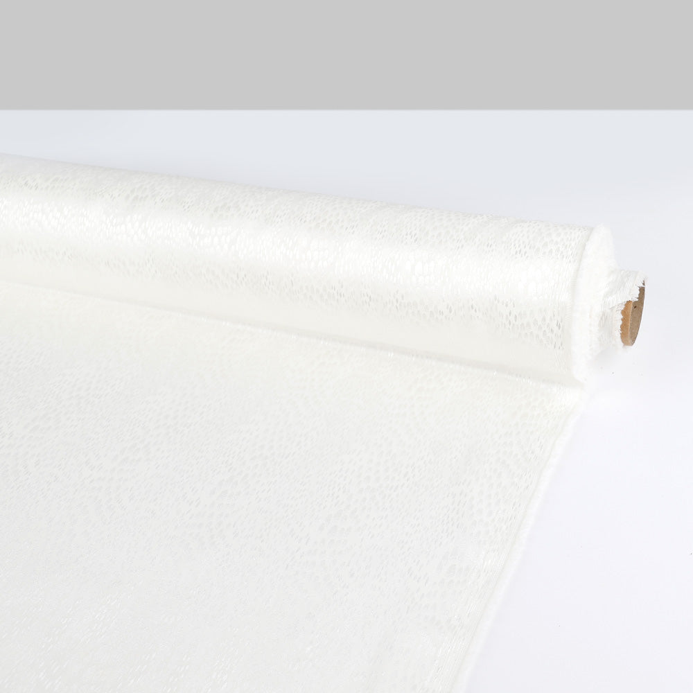 Satin Snakeskin Jacquard - Ivory