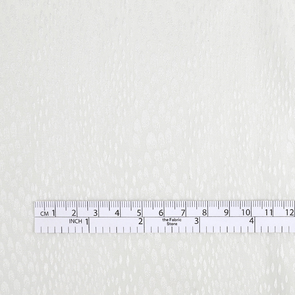 Satin Snakeskin Jacquard - Ivory