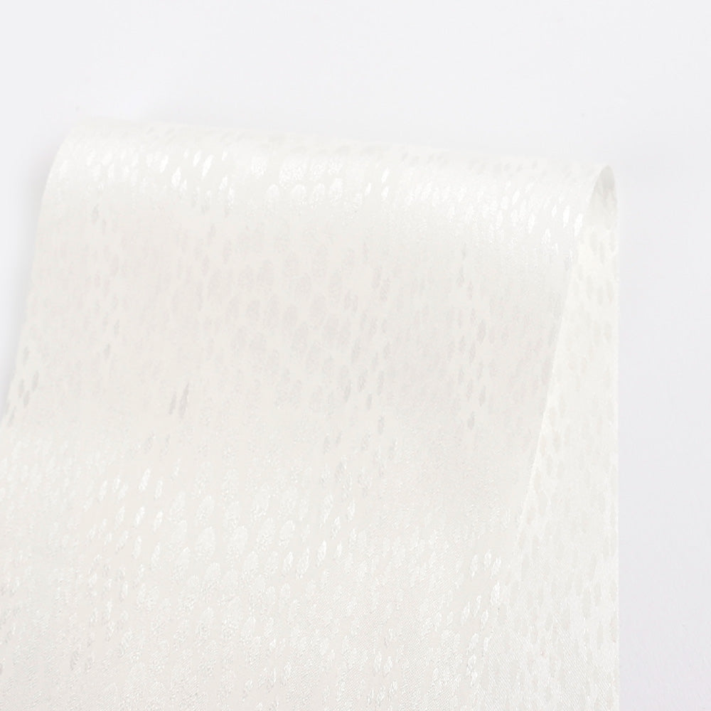 Satin Snakeskin Jacquard - Ivory