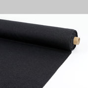 Cashmere Blend 1x1 Rib - Coal