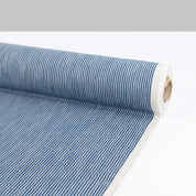 7oz Hickory Stripe Cotton - Bright Indigo