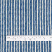 7oz Hickory Stripe Cotton - Bright Indigo