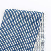 7oz Hickory Stripe Cotton - Bright Indigo
