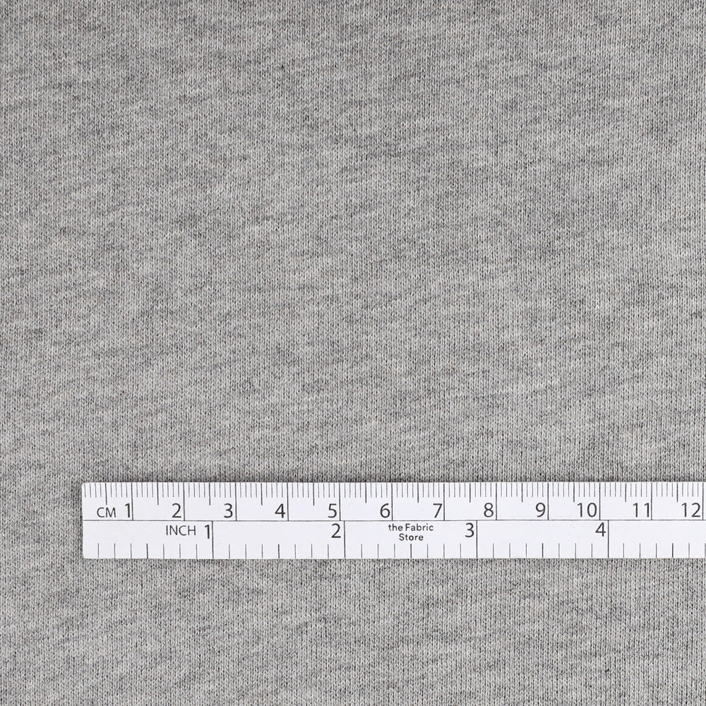 GOTS Organic Cotton Sweatshirting - Grey Marle