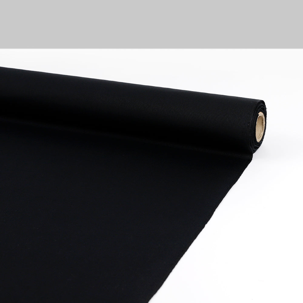 Thread Stripe Silk / Cotton - Black