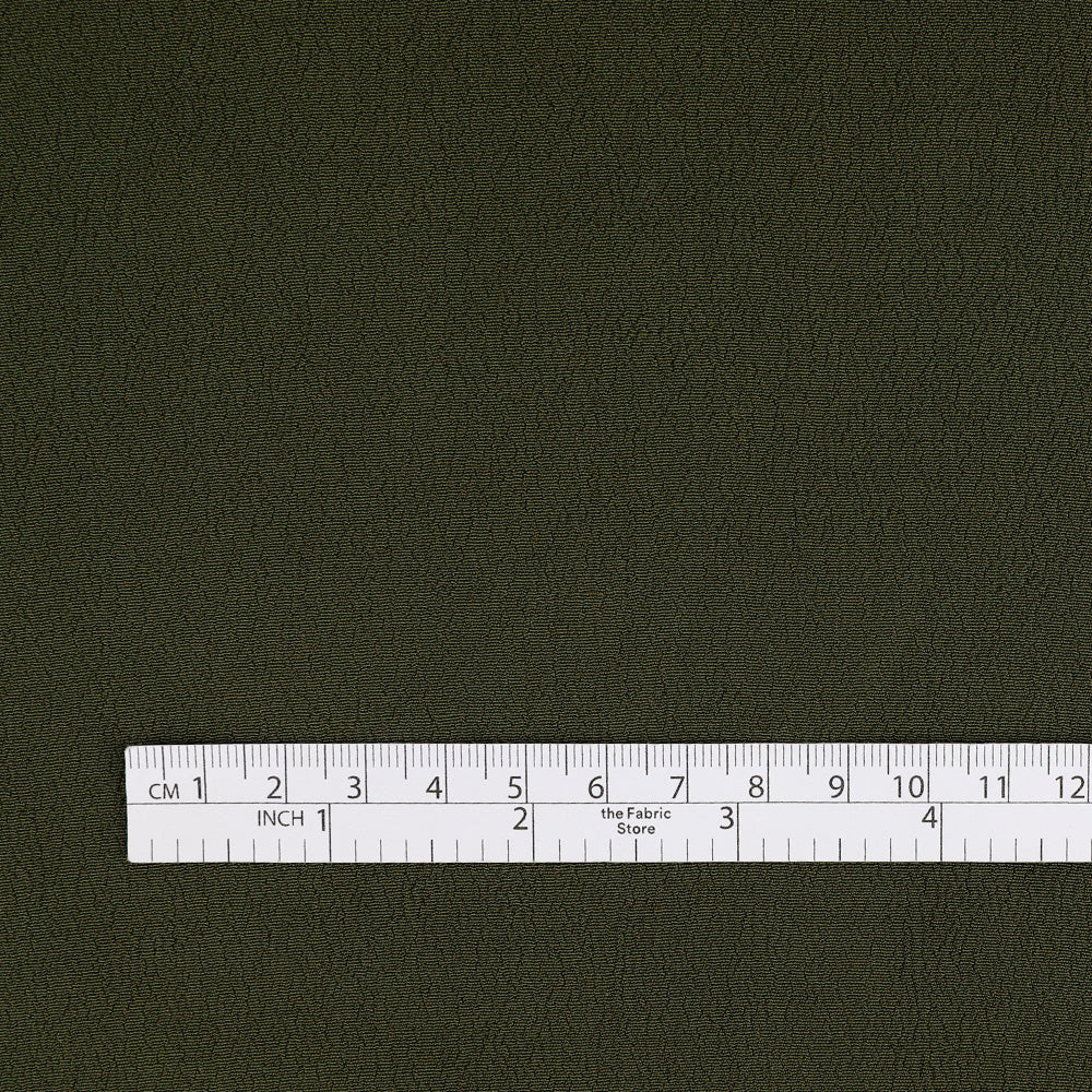 Viscose Crepe - Military Green