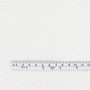 Dobby Silk / Cotton Voile - White