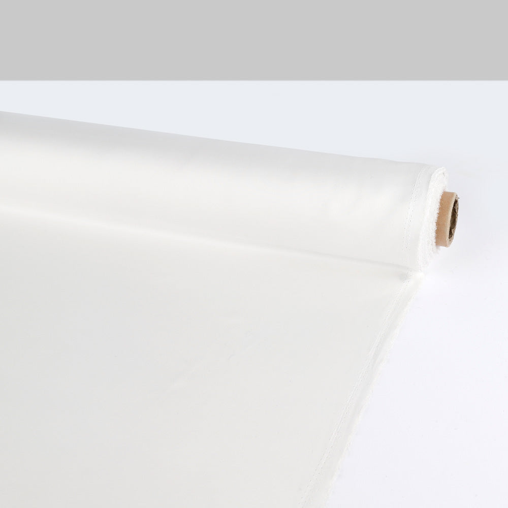 Triacetate / Poly Satin - Light Ivory